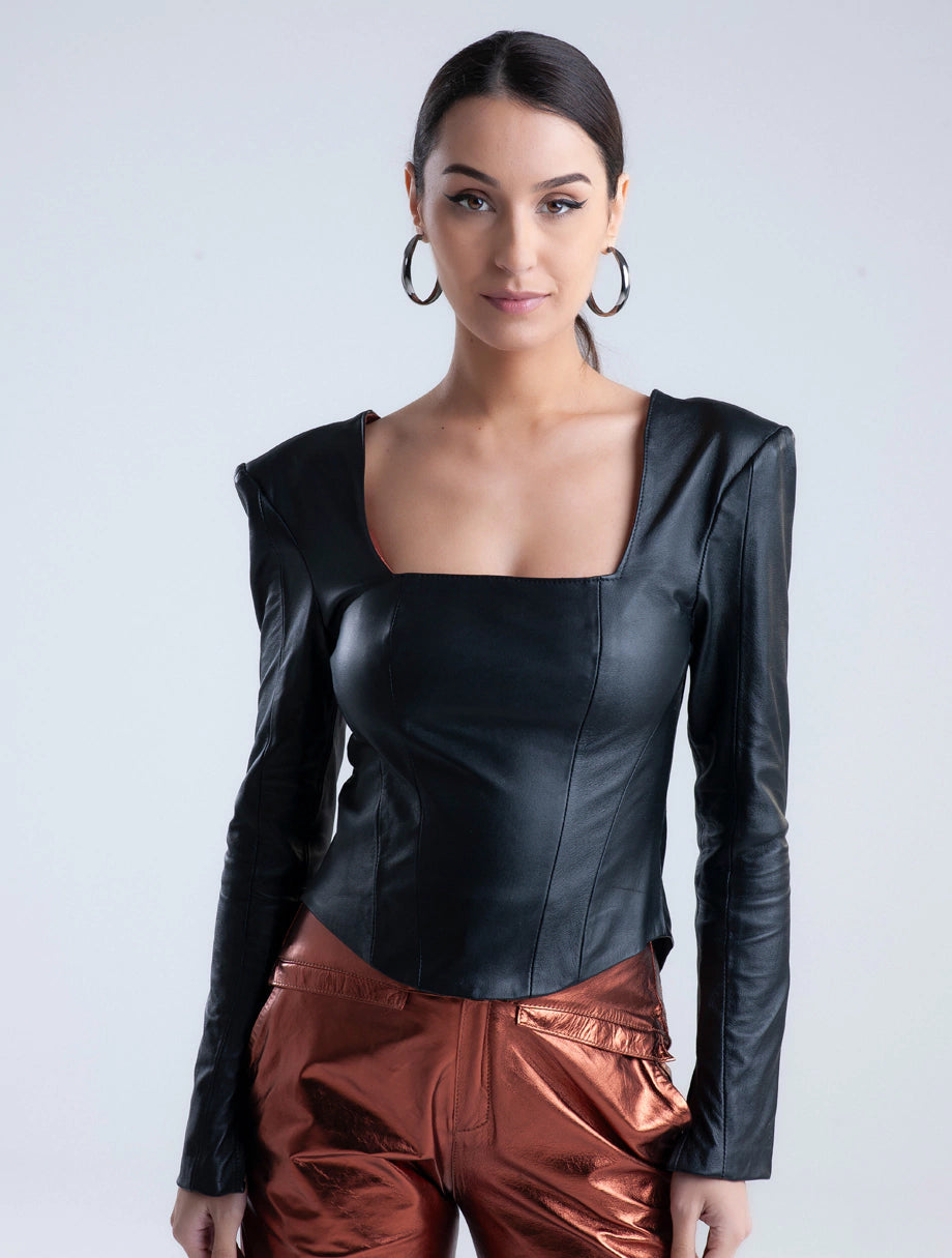 Blusa Decote Quadrado Nagoya