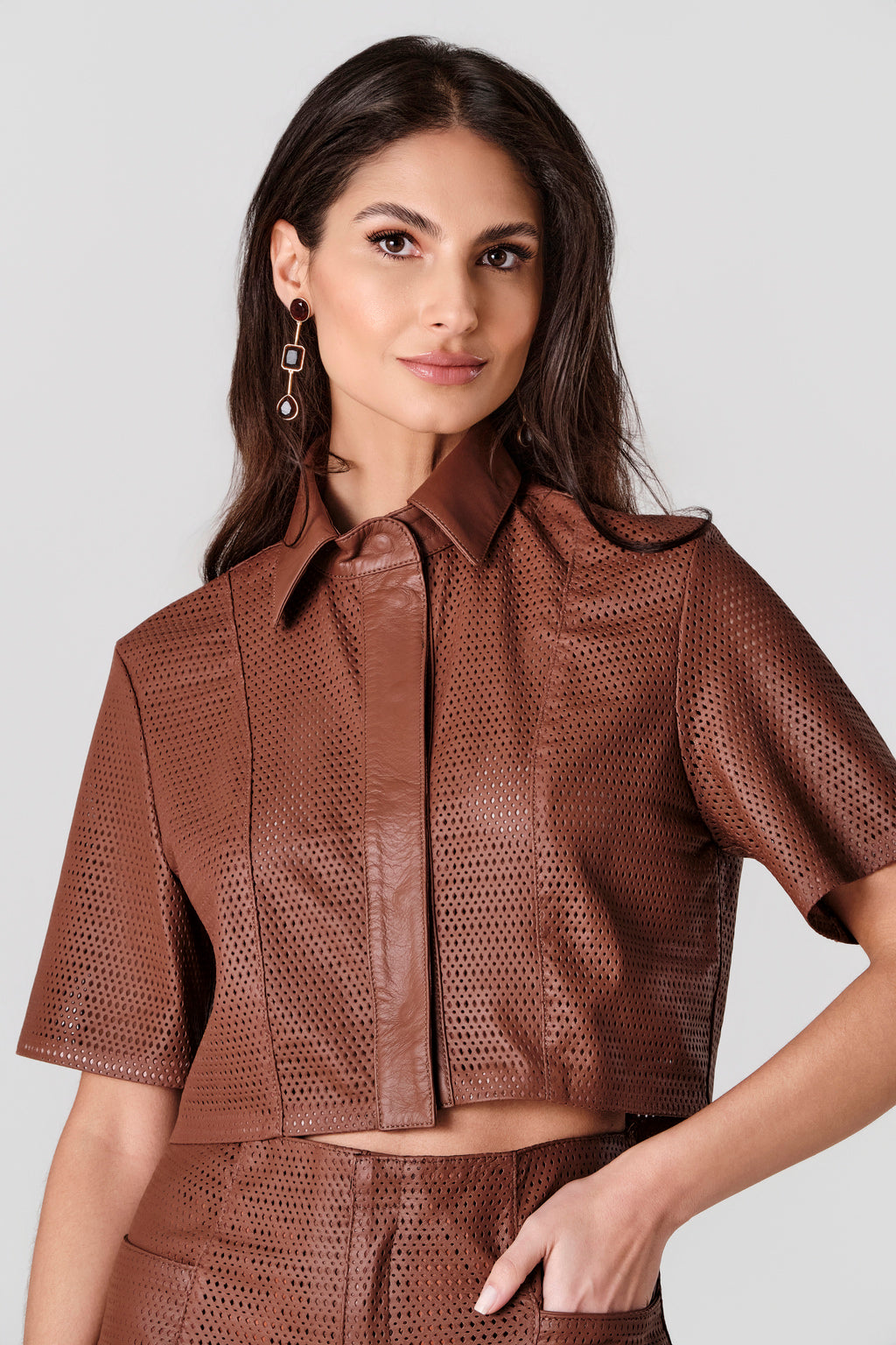 Camisa Cropped Mykonos