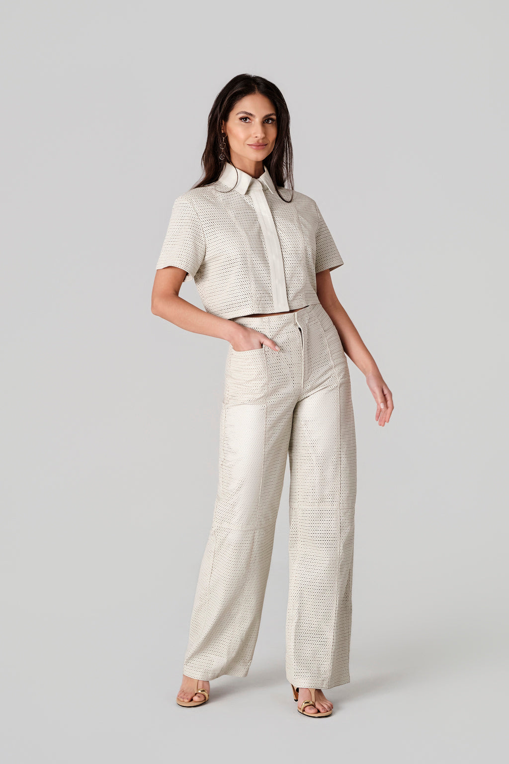 Camisa Cropped Mykonos