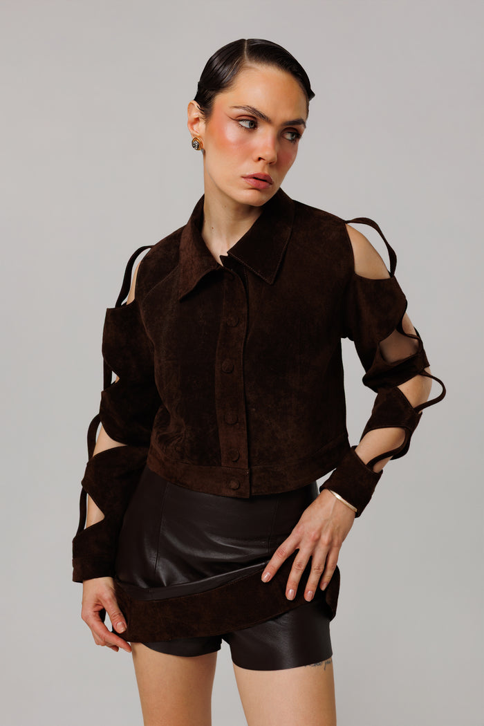 Jaqueta Vazada Menton