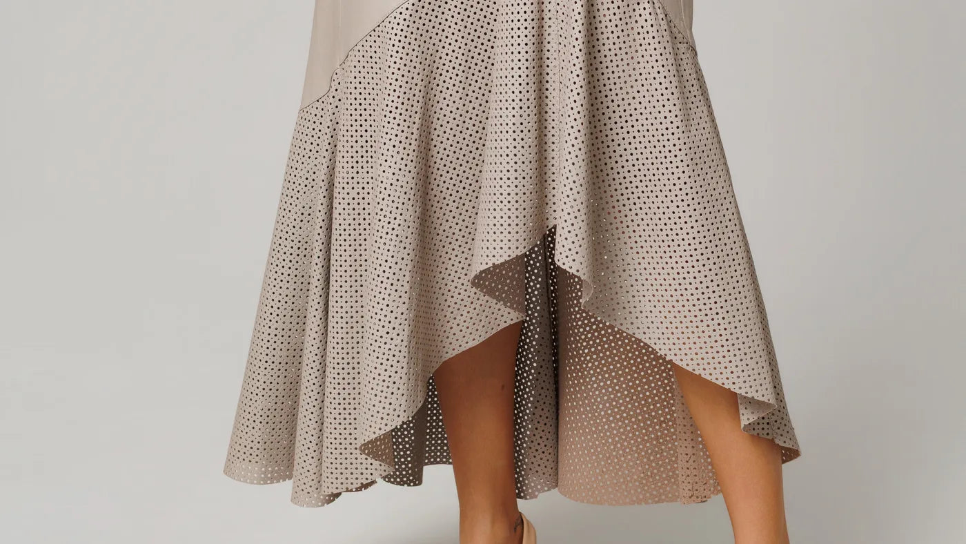 Vestido Assimétrico Èze, campanha Riviera Bardot